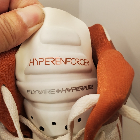 Nike Zoom Hyperenforcer XD Rust, White Mens US Size 13 487786-115 Basketball - Picture 12 of 14